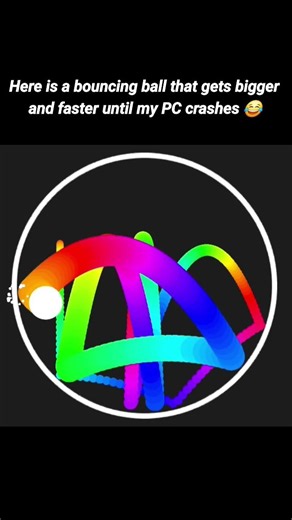 #viral​ #shorts​ #satisfying​ #crash​ #oddlysatisfying​ #python​ #simulation​ #trending​ #ball​