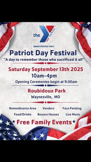 Extremicon will be making an appearance at the Patriot Day Festival Saturday September 13th 2025. Located at Waynesville Roubidoux Park, Waynesville, MO. Hosted by Armed Services YMCA. | Gary Rogers