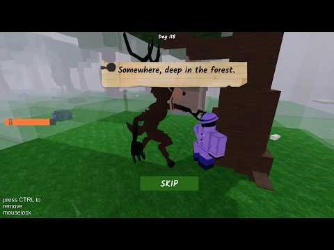 Solo New Salesman NPC Update in 99 Nights in The Forest Roblox