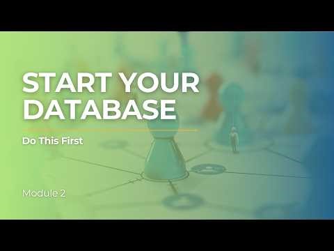 Database Step 1 to Building Your Real Estate Database (Start Here)