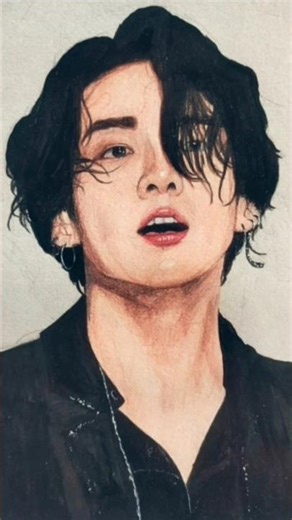 Detailed tutorial of how to draw jungkook!#art #jungkook #viral #shorts