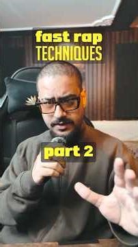 Fast Rap Techniques. Part 2. #rapmusic #dhh #shenb #tutorial #hiphopmusic
