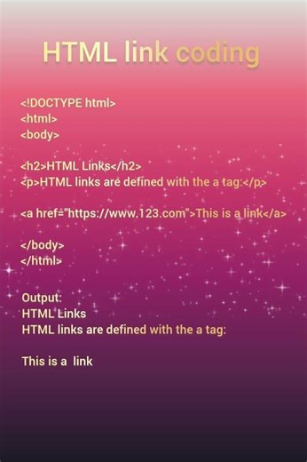 HTML link coding p