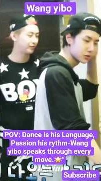 Chinesecelebrity: WangYibo speaks through every move🌟💫
