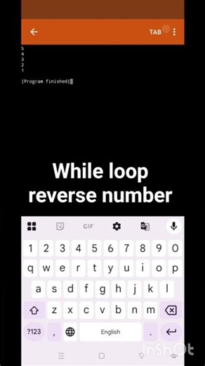 while loop se reverse number nikale in java | java programming #java #learnjava #programming