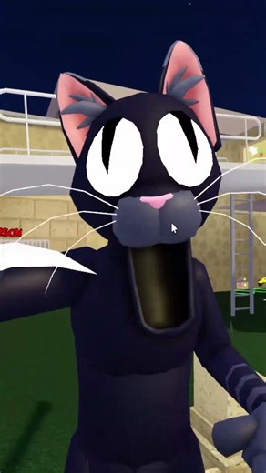 99 NIGHTS IN FOREST CAT JUMPSCARE #roblox #jumpscare #scaryobby