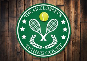 Custom Tennis Sign, Personal Tennis Sign, Tennis Court Sign, Tennis Gifts, Tennis Lover Sign, Tennis Room Sign, Tennis Decor - Metal Sign - Etsy