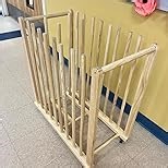 Art Storage Rack and Art Rack for Studio Storage Organizer for Canvases – Paint Drying Rack with Adjustable Panels, Handles & Caster Wheels for Artwork - Canvas Boards - Frames & Prints