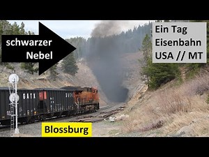 The black fog of Blossburg - Mullan Pass - Montana Rail Link - A day railfanning the US