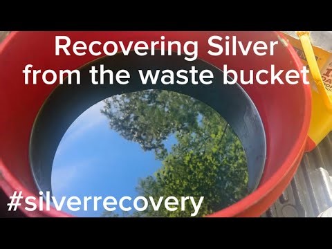 Recovering Silver from the waste bucket #silverrecovery