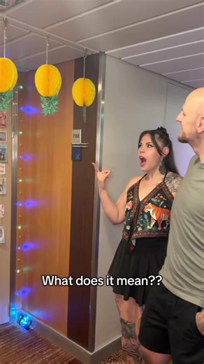 Understanding Upside Down Pineapples on Cruise Doors