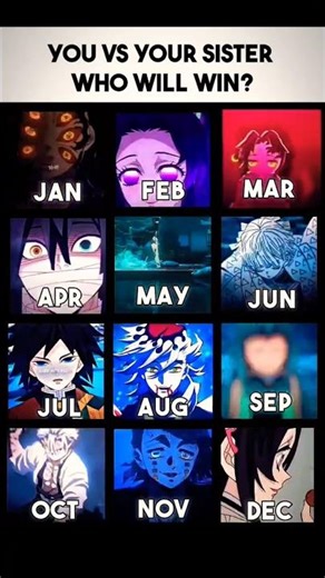 Demon Slayer Showdown Shot: You vs. Sister – Who Claims Victory? ⚔️👹 #demonslayer #tanjiro #kny