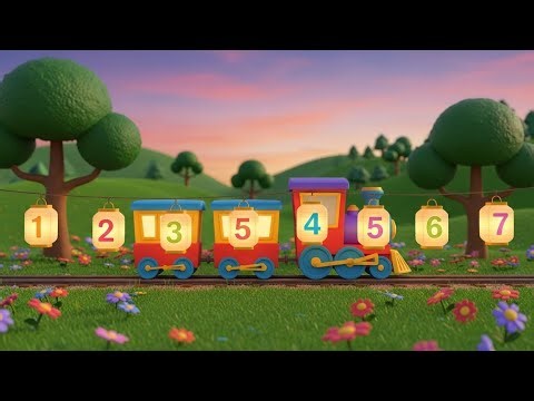 Number Train Remix for Kids | Fun Counting Song, Nursery Rhymes & Baby Music 🚂🎶👶