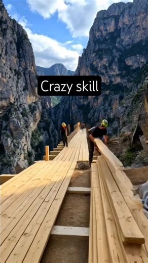 Most Satisfying Cliffside Construction You'll See Today