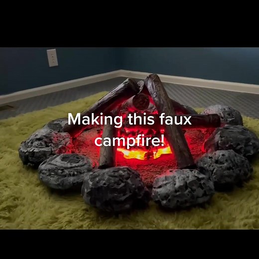 DIY Faux Campfire Crafting Tutorial
