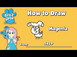 Blue's Clues and Fluttershy: How to Draw - Magenta (From 5x29)