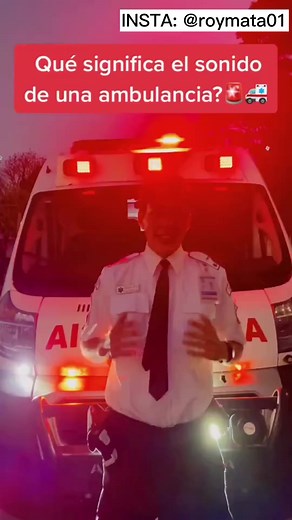 Sonidos de ambulancia 🚑 #roymata01 | Roy Mata Paramedic