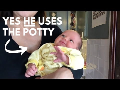My 6 Day Old Baby is Potty TRAINED with Elimination Communication