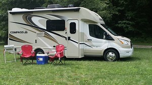 This 2021 Compass AWD has an ECOBoost engine and All-Wheel-Drive, and that's not all. It also has a new floorplan everyone is buzzing about, the 23TE. Learn more, including pricing information: https://www.thormotorcoach.com/compass/. | Thor Motor Coach