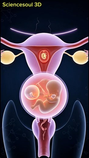 How Pregnancy Happens? 3D Inside Female Body #shorts #anatomy #education