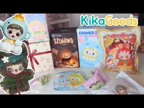 PLUSHIES & BEANS ❤️✨️🐻 CUTE KIKA GOODS BLIND BOX UNBOXING