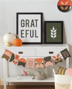 When raking leaves can wait juuust another day, make fall walls a thing. #FallDecor #MakeItAThing | Shutterfly