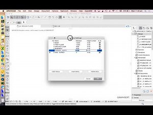 ArchiCAD 21 - tutorial part 04 - Navigator