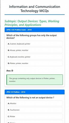 Output Devices: Types, Working Principles, and Applications