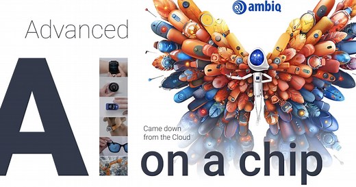Ambiq Apollo510 MCU Boosts Efficiency in AI Wearables