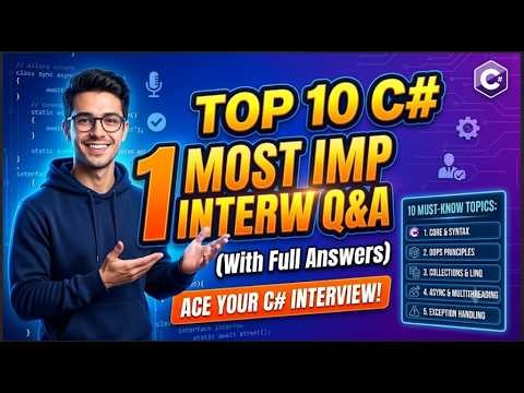Top 10 C# Interview Topics with Questions & Answers 🔥