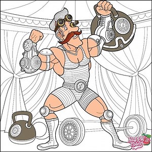 happy color app, sport