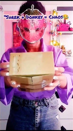 Shrek’s little troublemaker 💚😂 #Shrek #Donkey #ShrekFans #Unboxing #Toys #Viral