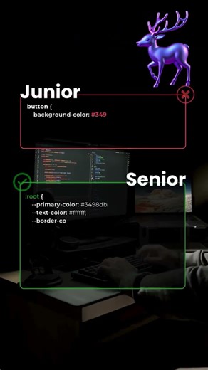 CSS Variables: Jr vs Sr Approach #webdev #css