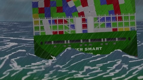 When containers are loaded wrong: How a stowage mistake brought down 42 boxes on the Ever Smart