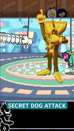 Deltarune Chapter 3 SECRET DOG ATTACK