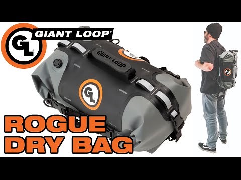 The Giant Loop Rogue Dry Bag: Versatile, Waterproof Soft Luggage for ADV and Dual Sport Motorcycles