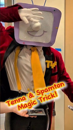 Magic with Tenna & Spamton Cosplay from Deltarune #shorts #cosplay #deltarune