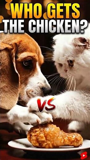 Cat vs Dog | chicken surprise🍗😂#newworld #funnyvideos #stories #shorts #viral#entertainment#catvsdog