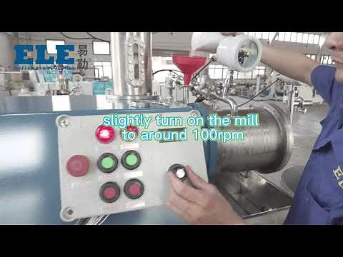 How to operate the bead mill