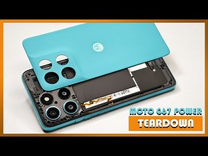 Motorola Moto G67 Power Teardown Disassembly Phone Repair Video Review