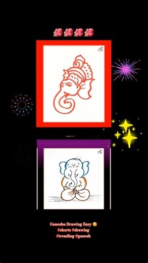 "Ganesha Art Challenge – Style #[number] | Spill Art/Acrylic/Marker | 2 Hr Art Marathon” 🌺🥰#shorts
