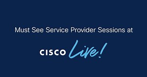 Join us at Cisco Live to learn about exciting topics that are paving...