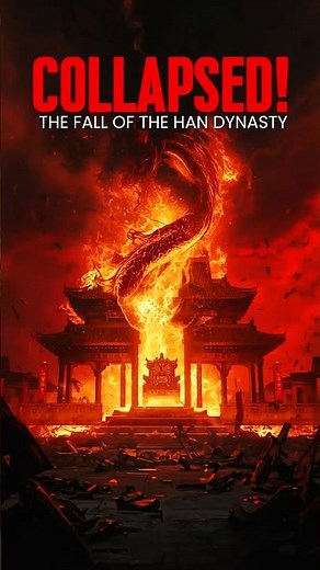 COLLAPSED: The Fall of the Han Dynasty #shorts #handynasty #history #shortvideo #education #fyp
