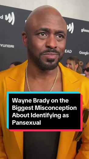 #WayneBrady sets the record straight on the biggest misconception about identifying as #pansexual. Brady came out as pansexual in August 2023, which he exclusively revealed to #PEOPLE. #GLAADAwards