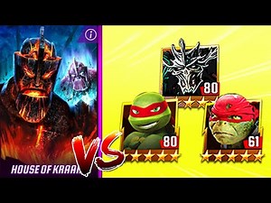 TMNT Legends Super Shredder, Raph, Raph Movie VS House Of Kraang