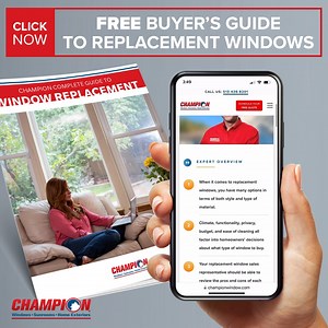 39 reactions · 9 comments | Considering new windows? Our detailed Buyer’s Guide is your go-to resource! Learn all about replacement windows, from various styles to energy efficiency. | Champion Windows & Home Exteriors | Facebook