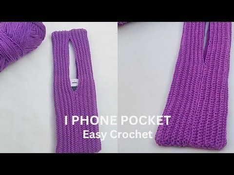 Crochet Phone Holder Tutorial | Easy Crochet Mobile Pouch for Beginners | Step by Step