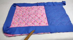 New Born baby sleeping bag cutting and stitching #babysleepingbag #babynest #babyitems #sewing #sewingproject | Creativity With Reena