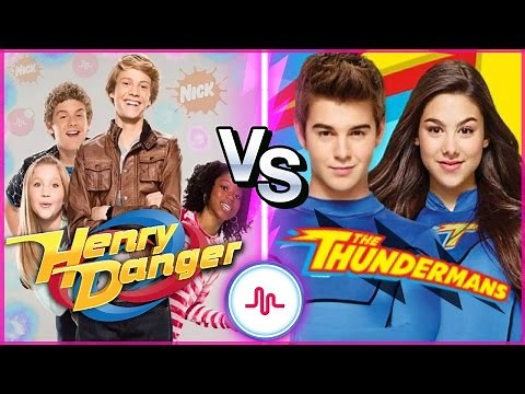 Henry Danger VS The Thundermans Musical.ly Battle | Nickelodeon Stars Musically Compilation