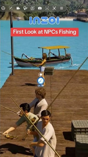INZOI| 🔍👀First Look at NPCs Fishing 🎣 #inzoi #inzoiupdate #inzoinews